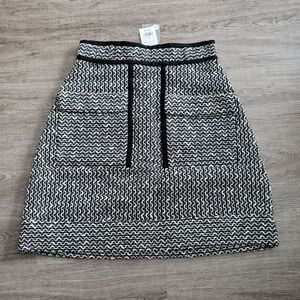 Carven  Mini Skirt-black/white -36